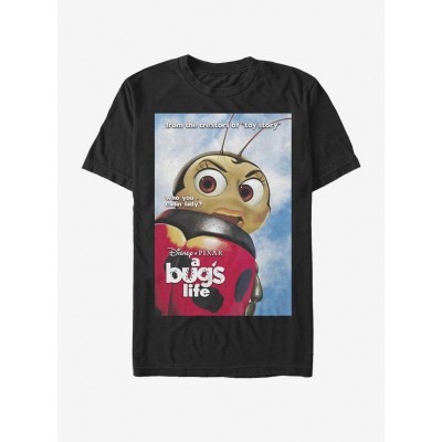 Disney Pixar A Bug's Life Men's Black Not A Lady Graphic T-Shirt