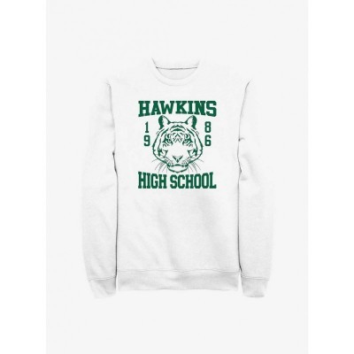 Stranger Things 1986 Hawkins Hoodie - White Men's