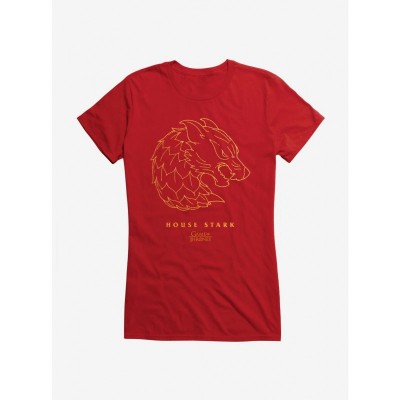 Game Of Thrones Stark Family Symbol Girls Junior T-Shirt