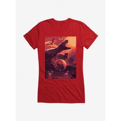 Jurassic World Volcano Outburst Girls T-Shirt