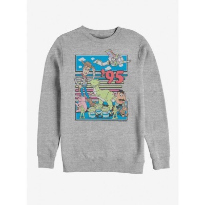 Disney Pixar Toy Story Grey Fast Toys Cozy Sweatshirt for Men