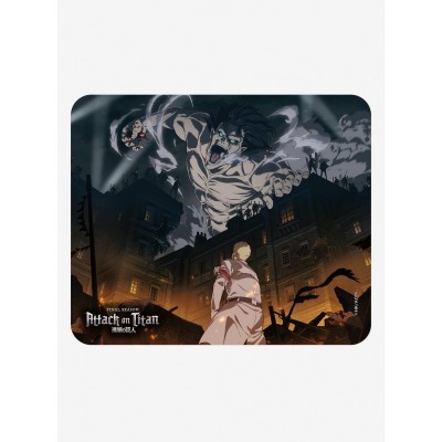 Attack On Titan Official Art Mouse Pad - Rubber Bottom, 9.25"x7.7"