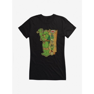 Teenage Mutant Ninja Turtles Girls Cotton T-Shirt - Michelangelo Design