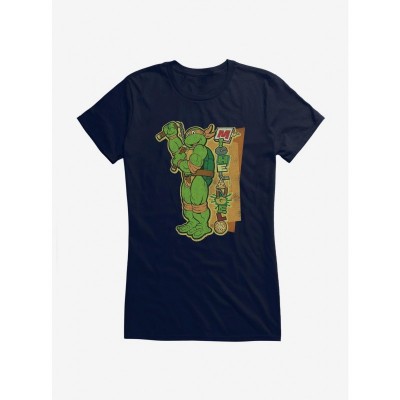 Teenage Mutant Ninja Turtles Girls Cotton T-Shirt - Michelangelo Design
