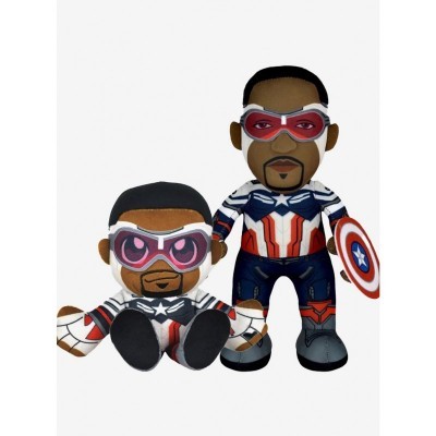 Marvel Captain America Sam Wilson Plush Bundle - Authentic Heroes Plushies