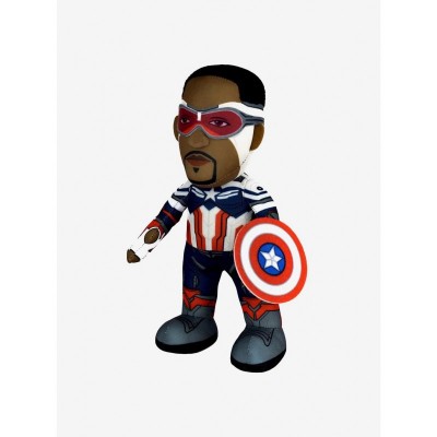 Marvel Captain America Sam Wilson Plush Bundle - Authentic Heroes Plushies