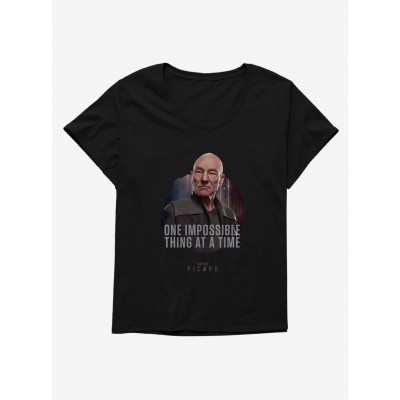 Star Trek Picard Comfortable Plus Size Tee for Girls