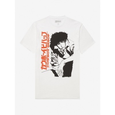 Cowboy Bebop Spike Spiegel Crouching Outline T-Shirt - Unisex Comfortable Apparel