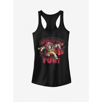 Disney Toy Story Frightfully Fun Cotton Tank Top for Girls - Black
