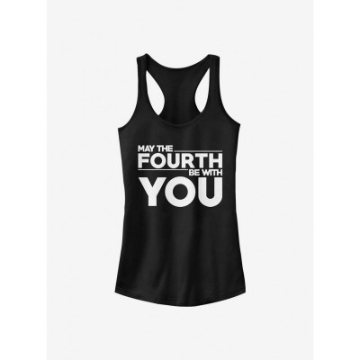 Star Wars Galaxy Power Tank Top for Girls - Black