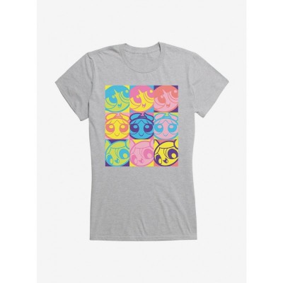 The Powerpuff Girls Cartoon Square Pose T-Shirt for Girls