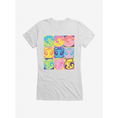 The Powerpuff Girls Cartoon Square Pose T-Shirt for Girls