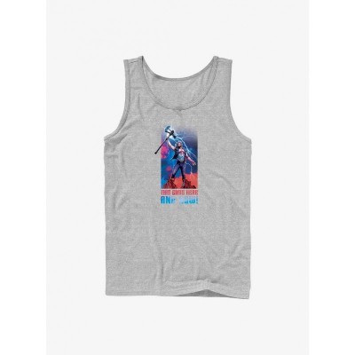 Marvel Thor Lightning End Grey Unisex Tank Top