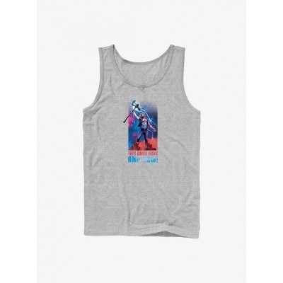 Marvel Thor Lightning End Grey Unisex Tank Top