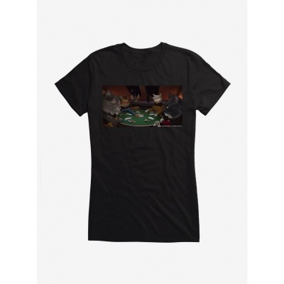 Star Trek TNG Cats Crew Girls T-Shirt - Lightweight Cotton Junior Size