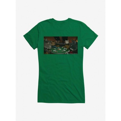 Star Trek TNG Cats Crew Girls T-Shirt - Lightweight Cotton Junior Size