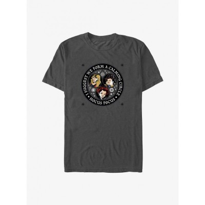 Disney Hocus Pocus Sanderson Sisters Calming Circle Tee - Grey Men's
