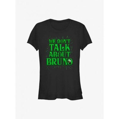 Disney Encanto Bruno-Free Girls Cotton T-Shirt - Black