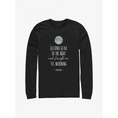 Disney Peter Pan Long-Sleeve T-Shirt in Black - Men's Size