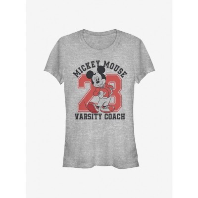 Disney Varsity Coach T-Shirt for Girls - Grey