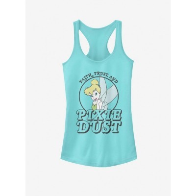 Disney Tinker Bell Pixie Dust Girls Cotton Tank Top - Blue