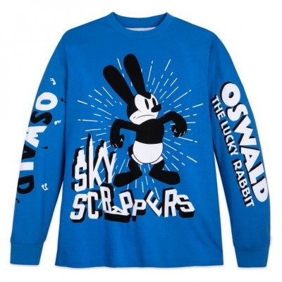 Oswald the Lucky Rabbit Long Sleeve Tee for Adults – Disney100 Edition
