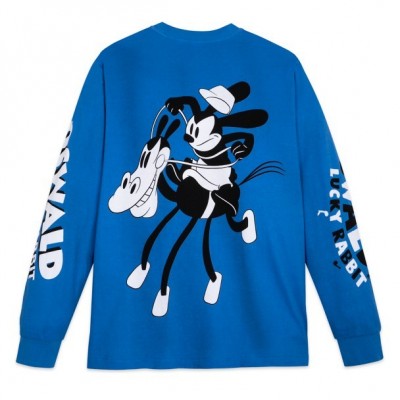Oswald the Lucky Rabbit Long Sleeve Tee for Adults – Disney100 Edition