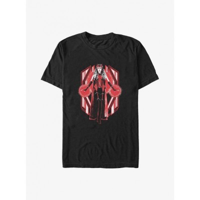 Scarlet Witch Rising T-Shirt - Marvel WandaVision Big & Tall Men's Unisex - Black