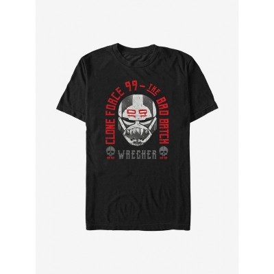 Bad Batch Clone Force 99 Wrecker T-Shirt - Star Wars Men's Black Cotton