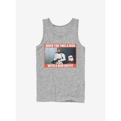 Star Wars Grey Cotton Tank Top for Men
