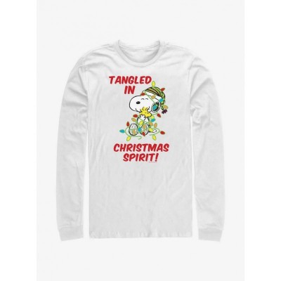 Peanuts Collection Long-Sleeve T-Shirt with Snoopy - White for Men