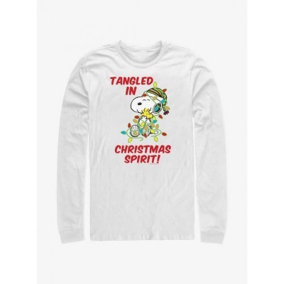 Peanuts Collection Long-Sleeve T-Shirt with Snoopy - White for Men