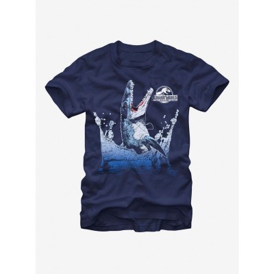 Jurassic World Mosasaurus Blue T-Shirt for Men