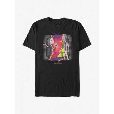 Extra Soft Marvel WandaVision T-Shirt - Unisex Black