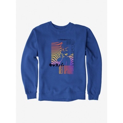 Casper Virtual Raver Spooky Sweatshirt in Blue - Men's Size