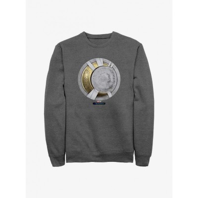 Marvel Moon Knight Grey Icon Crewneck T-Shirt for Men