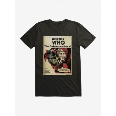 Third Doctor Who T-Shirt for Men, Lightweight Cotton Annual