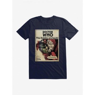 Third Doctor Who T-Shirt for Men, Lightweight Cotton Annual
