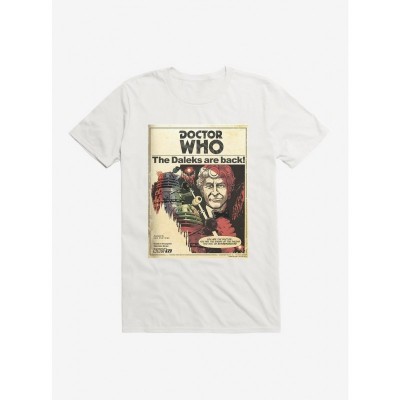 Third Doctor Who T-Shirt for Men, Lightweight Cotton Annual