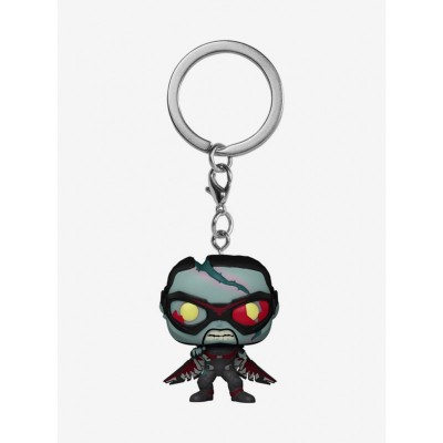 Funko Marvel Zombie Falcon Pocket Pop Keychain - Quantum Realm Inspired