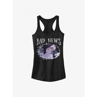 Disney Bad News Girls Ursula Tank Top for Juniors - Black