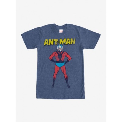 Marvel Ant-Man Heroic Rescue Print T-Shirt - Blue Men's