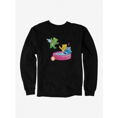 Care Bears Splash Pool Fun Men's Cotton Sweatshirt