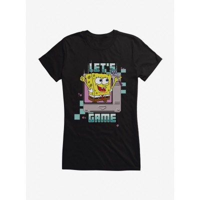 SpongeBob SquarePants Game On Spatula Girls Junior T-Shirt
