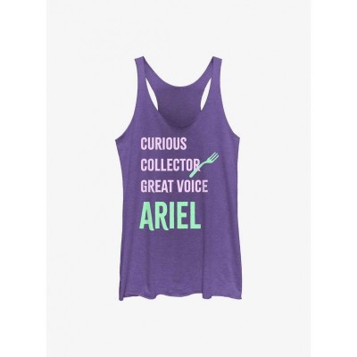 Disney Little Mermaid Ariel Purple Tank Top for Girls