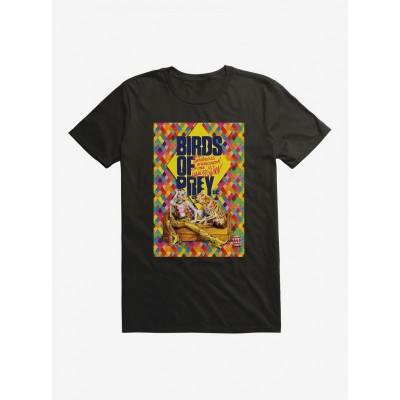 DC Comics Birds Of Prey Harley Quinn Movie Art Lightweight Black T-Shirt for Men
