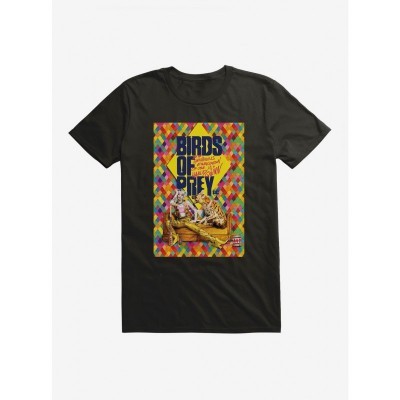 DC Comics Birds Of Prey Harley Quinn Movie Art Lightweight Black T-Shirt for Men