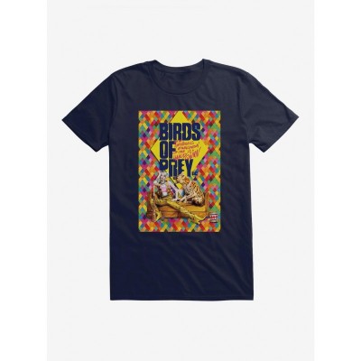 DC Comics Birds Of Prey Harley Quinn Movie Art Lightweight Black T-Shirt for Men