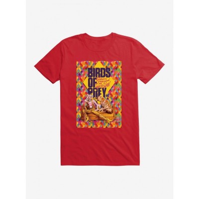 DC Comics Birds Of Prey Harley Quinn Movie Art Lightweight Black T-Shirt for Men