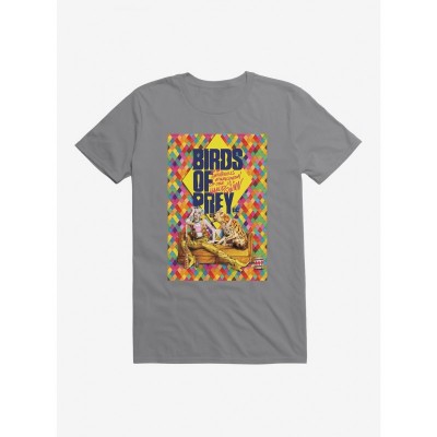 DC Comics Birds Of Prey Harley Quinn Movie Art Lightweight Black T-Shirt for Men